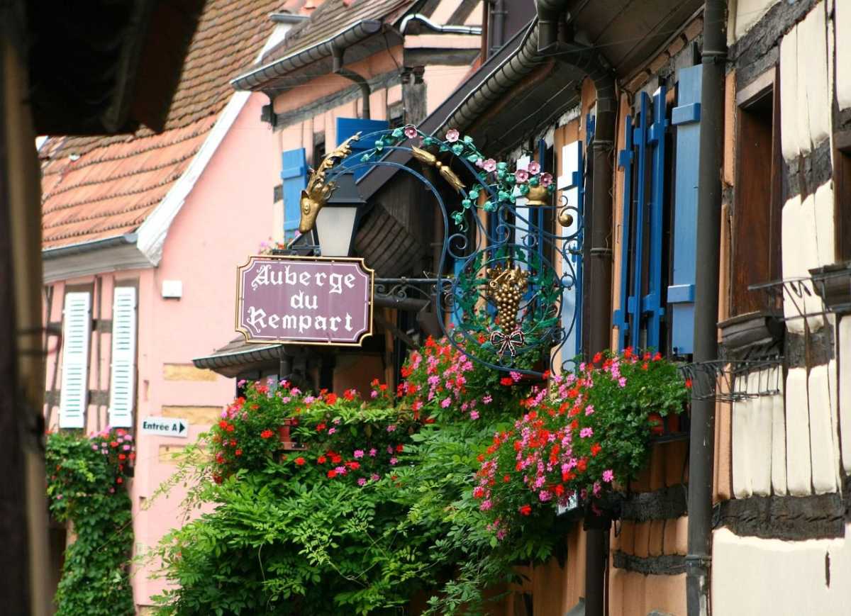 Auberge du Rempart - Romantisches Fachwerkhaus in Eguisheim, ideal zum Übernachten